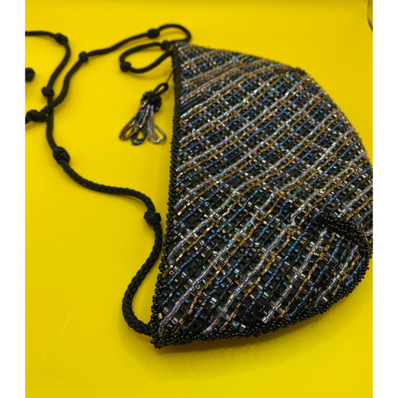 Vintage Walborg Beaded Bag With Beaded Tassel Pre-owned - Picture 5 of 7